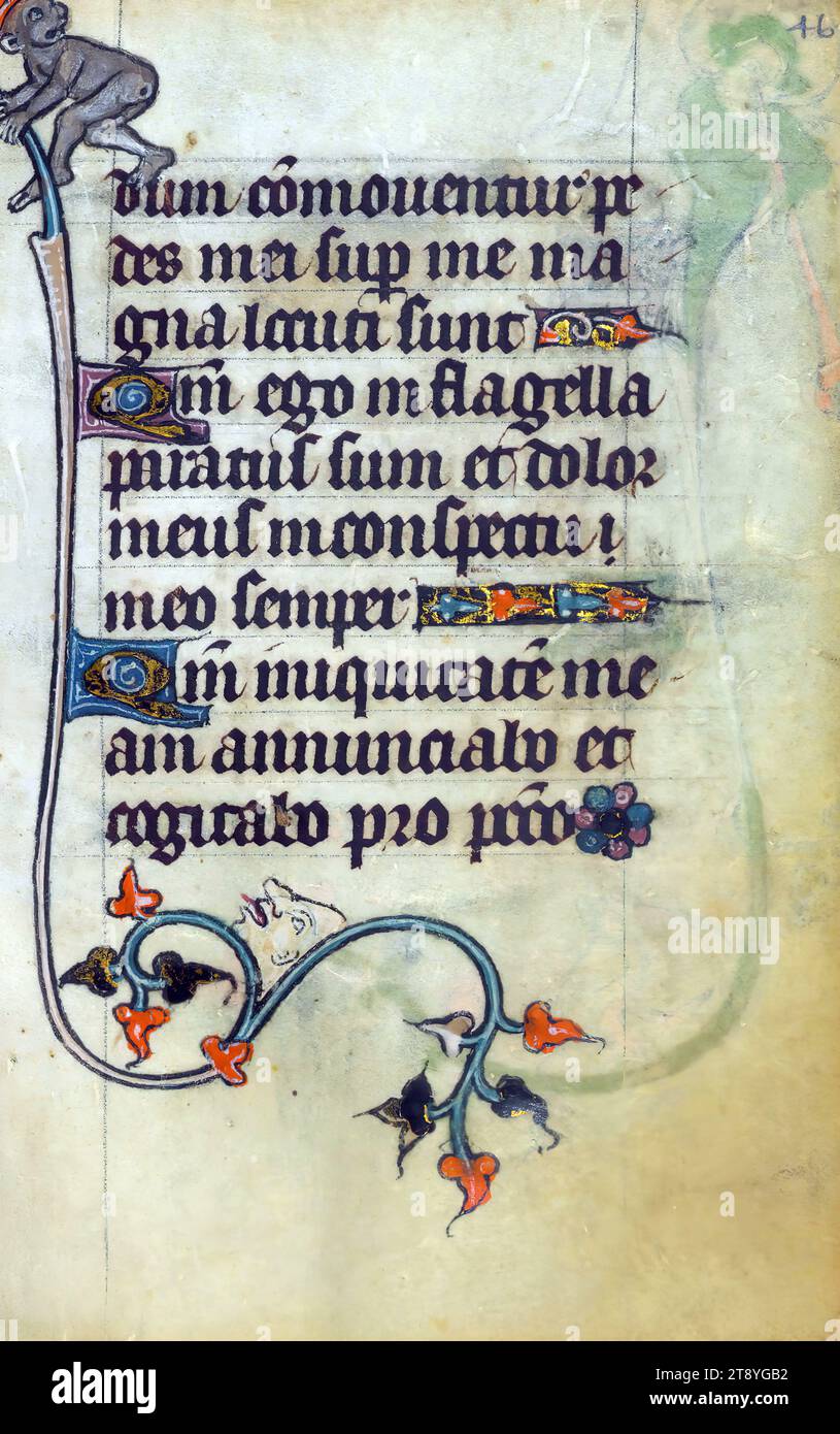 Incomplete Book of Hours, Marginalia, This Book of Hours was made ca ...