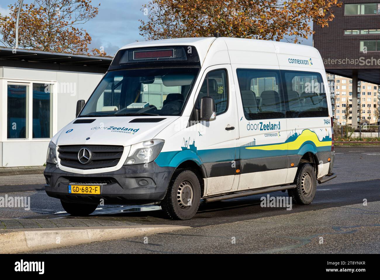 Connexxion Mercedes-Benz Sprinter bus at Middelburg station Stock Photo ...