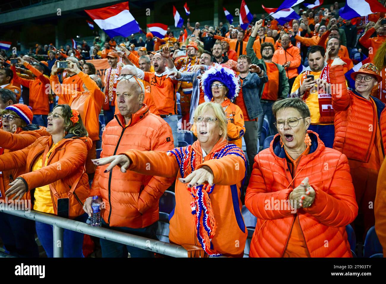 FARO - Fans of the Netherlands during the European Championship ...