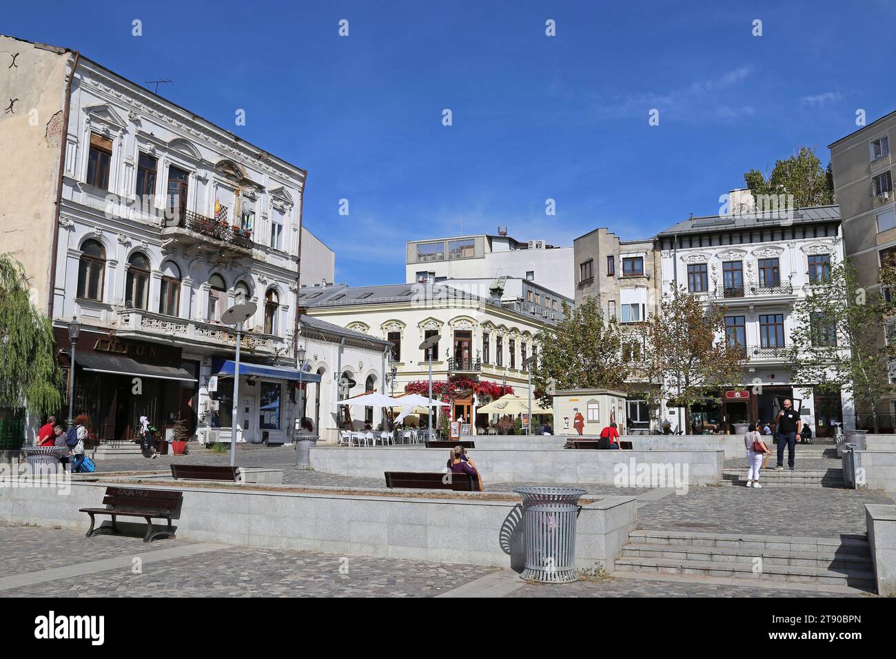 Saint Anthony Square (Piața Sfântul Anton), Strada Șepcari, Old Town, Historic Centre, Bucharest, Municipality of Bucharest, Romania, Europe Stock Photo