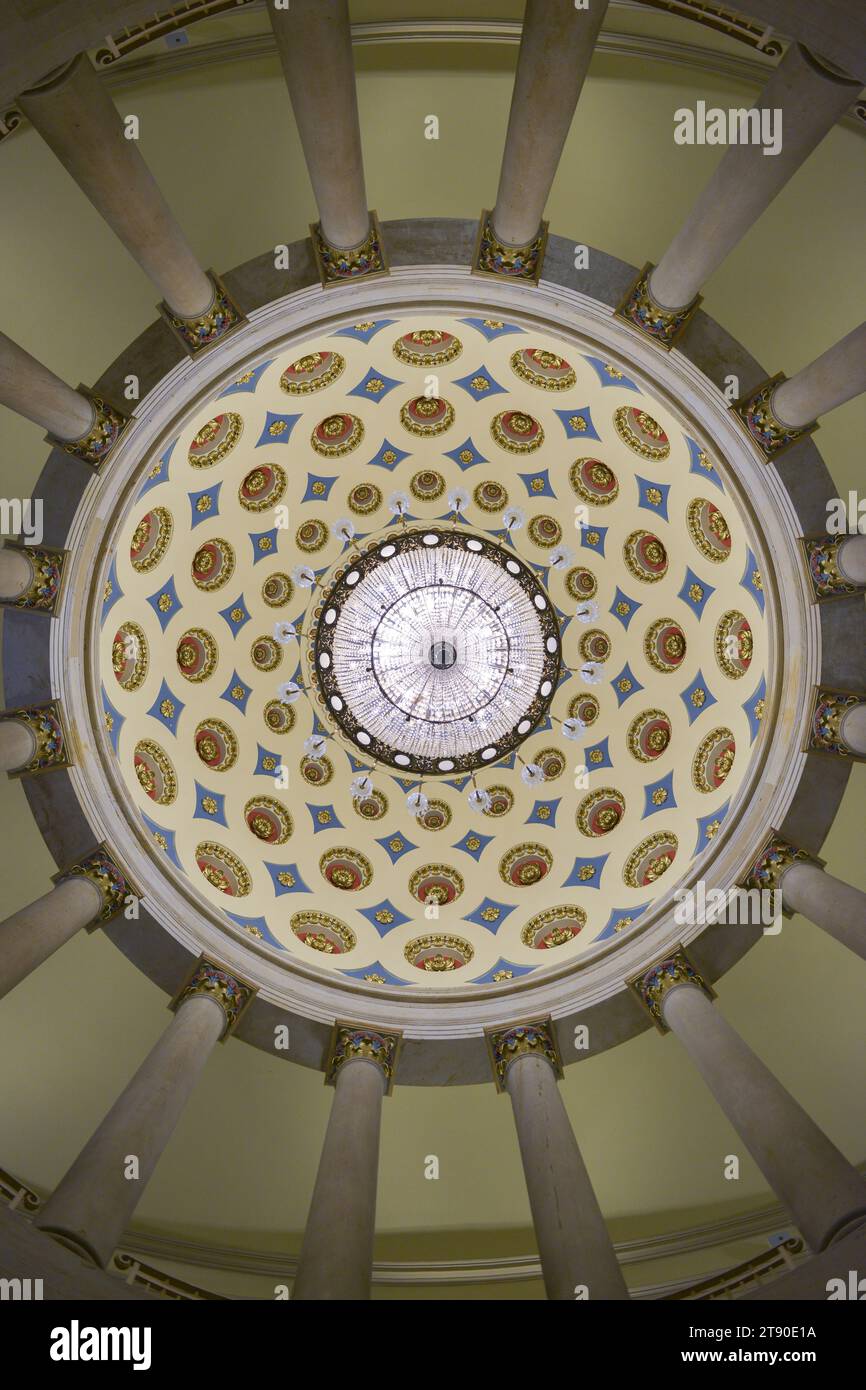 The Senate Rotunda - a large dome in the Capitol building in Washington DC Stock Photo