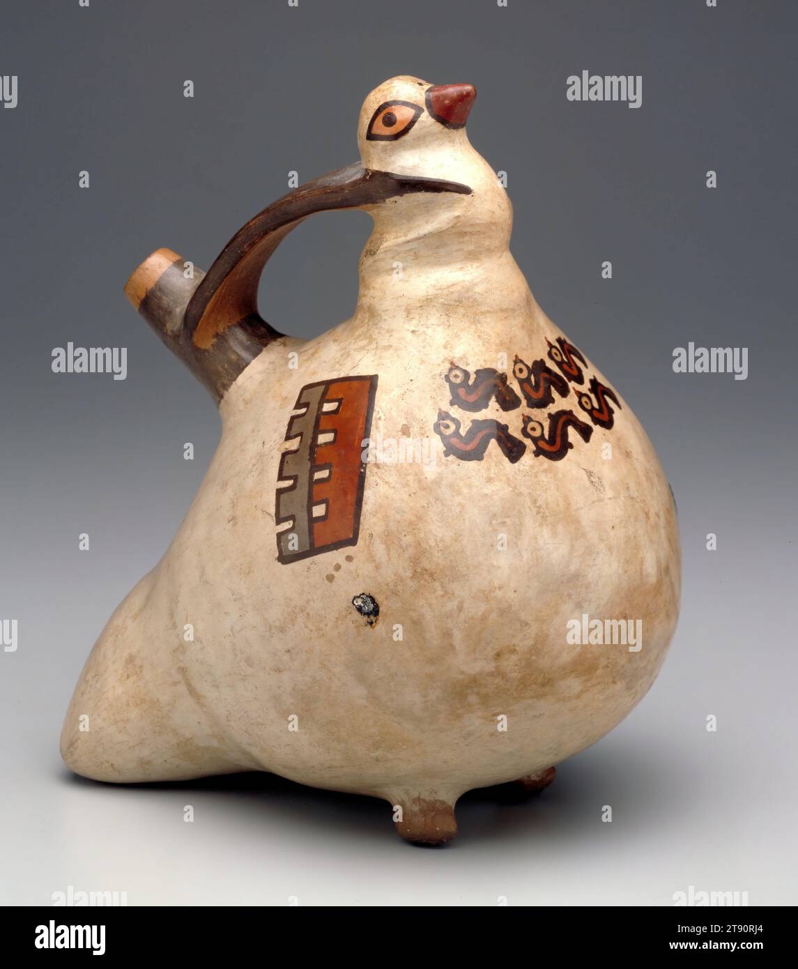 Vessel in the Form of a Bird, c. 100 BCE - 600 CE, 7 1/2 x 5 3/8 x 3 3/ ...