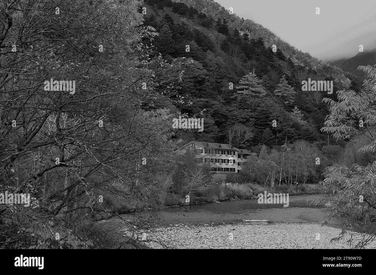 Collaboration scene of the Hodaka mountain ranges, the unidentify