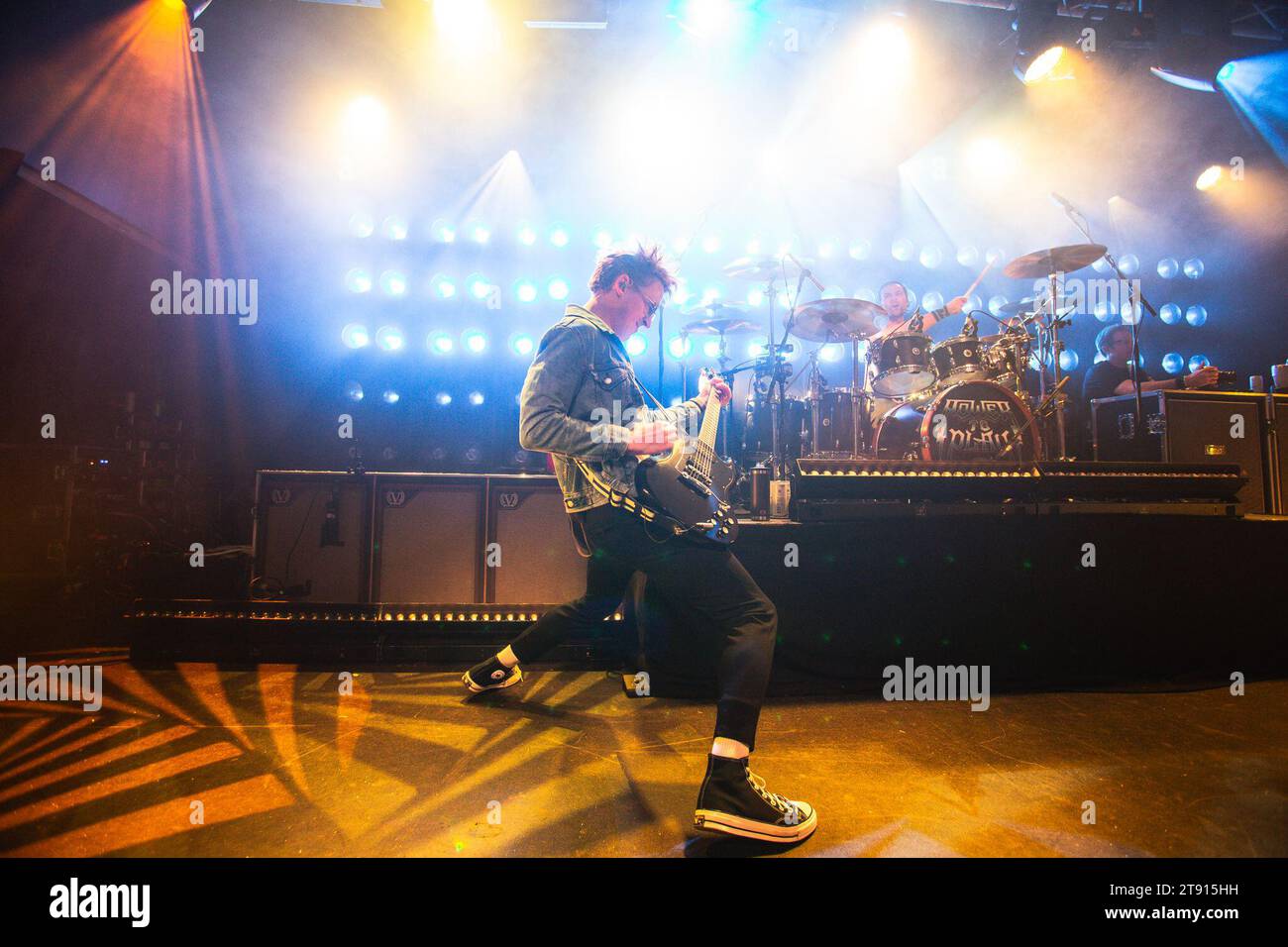 November 21, 2023: Tom Fletcher, Danny Jones, Dougie Poynter, and Harry Judd of the British pop band â€˜McFlyâ€™ perform on the firsrt night of their two sold out shows at Nottingham Rock City on their 2023 Power Play UK Tour (Credit Image: © Myles Wright/ZUMA Press Wire) EDITORIAL USAGE ONLY! Not for Commercial USAGE! Stock Photo