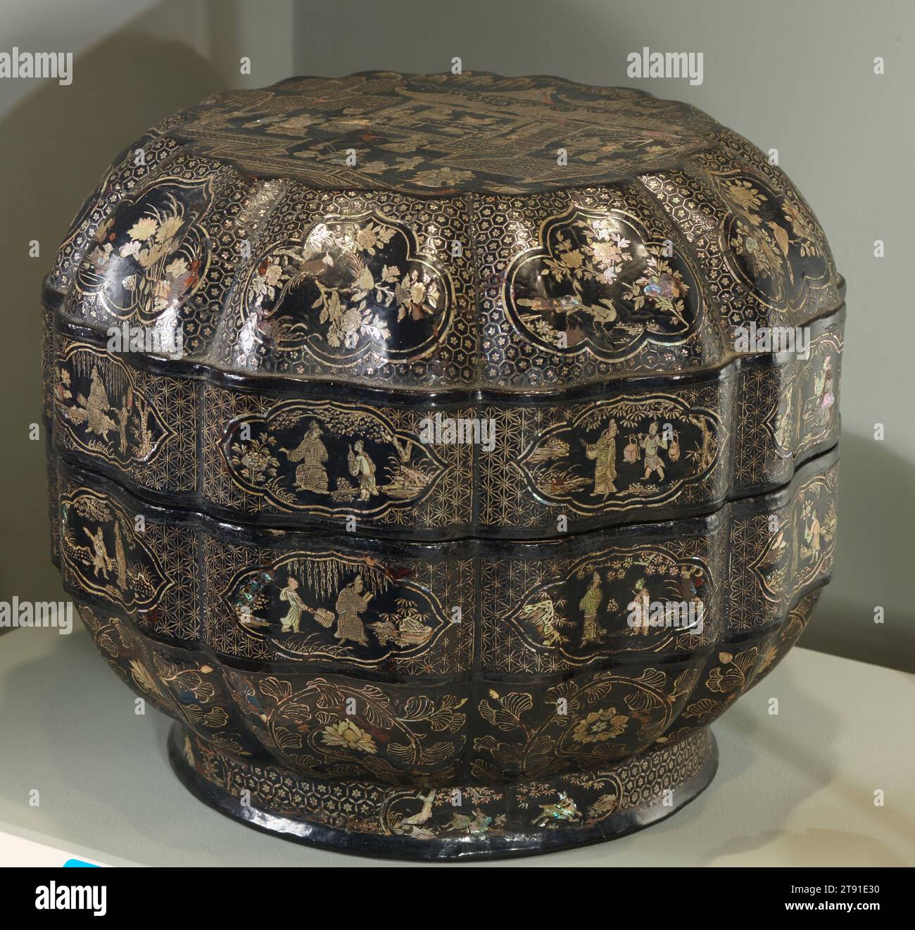 A German Steel & Brass Box with Hunting and Foliate Scenes A German Steel & Brass Box with Hunting and Foliate Scenes