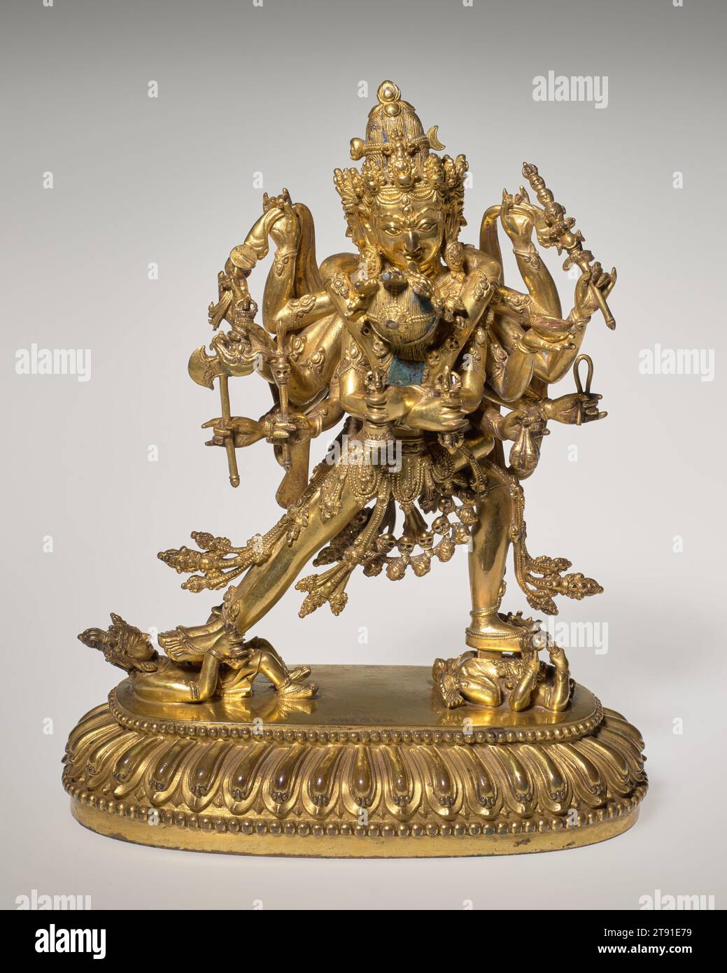 Bronze Votive Panel of Bhairava - Early 19thC Bronze Votive Panel of Bhairava - Early 19thC