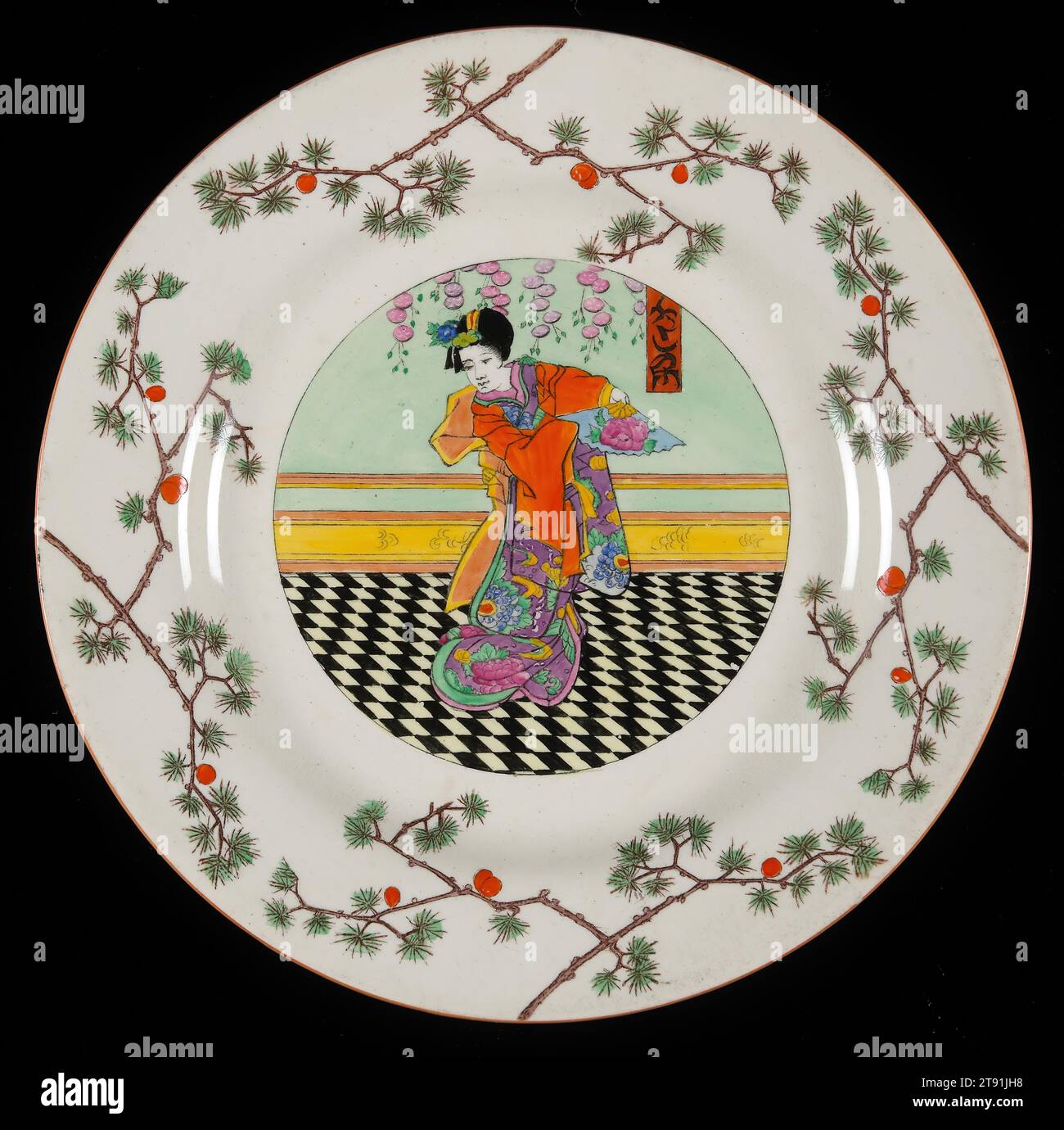 Plate, c. 1880, Wedgwood, Staffordshire, England, est. 1759, 1 x 9 