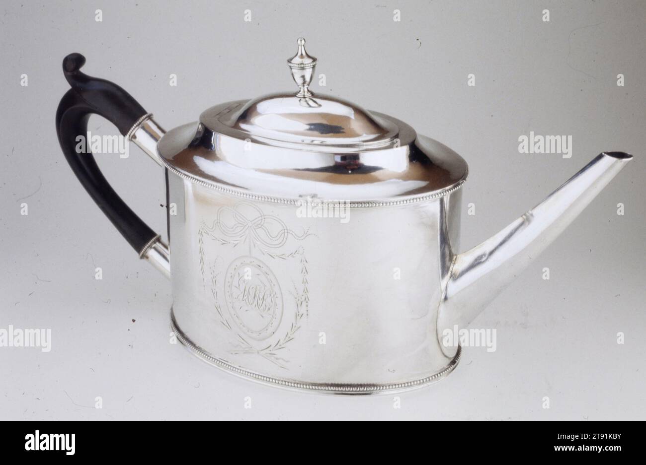 18th century silver teapot hi-res stock photography and images - Alamy