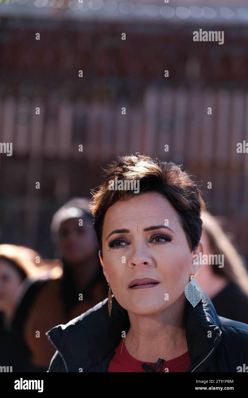 Nogales, Arizona, USA. 21st Nov, 2023. Kari Lake took her Senate