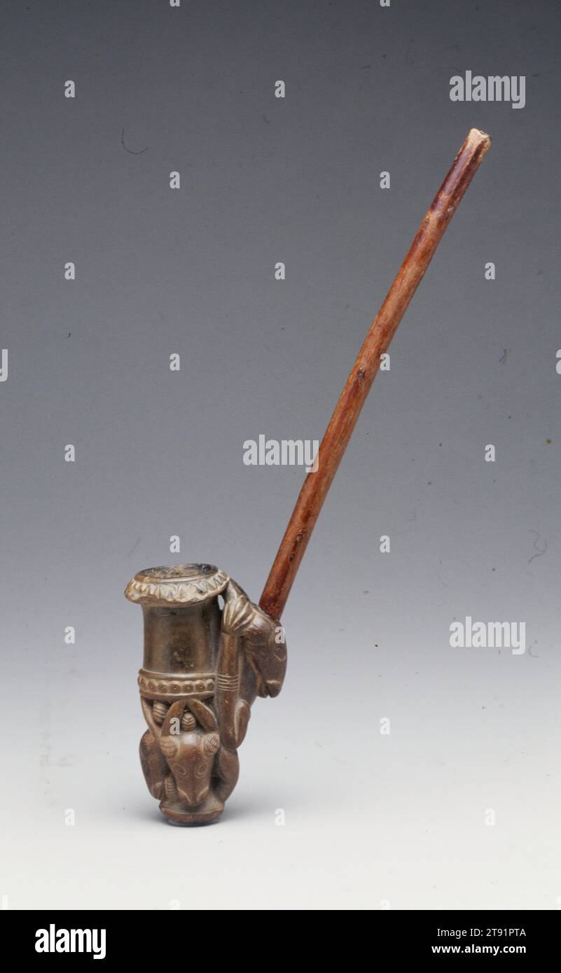 A Cameroon Terracotta Smoking Pipe A Cameroon Terracotta Smoking Pipe