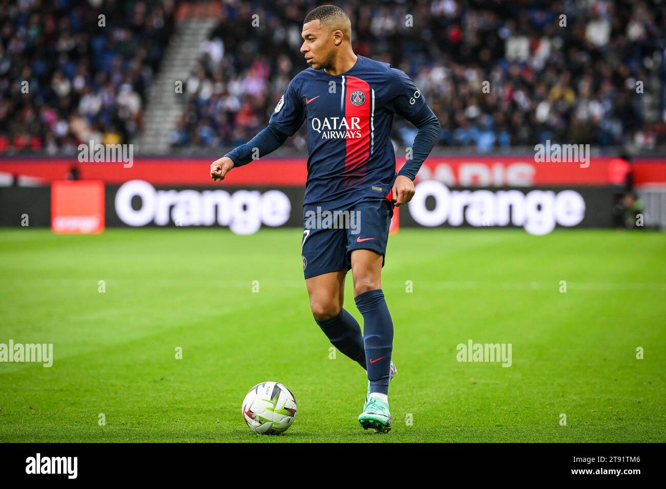 Kylian MBAPPE Of PSG During The French Championship Ligue 1 Football 
