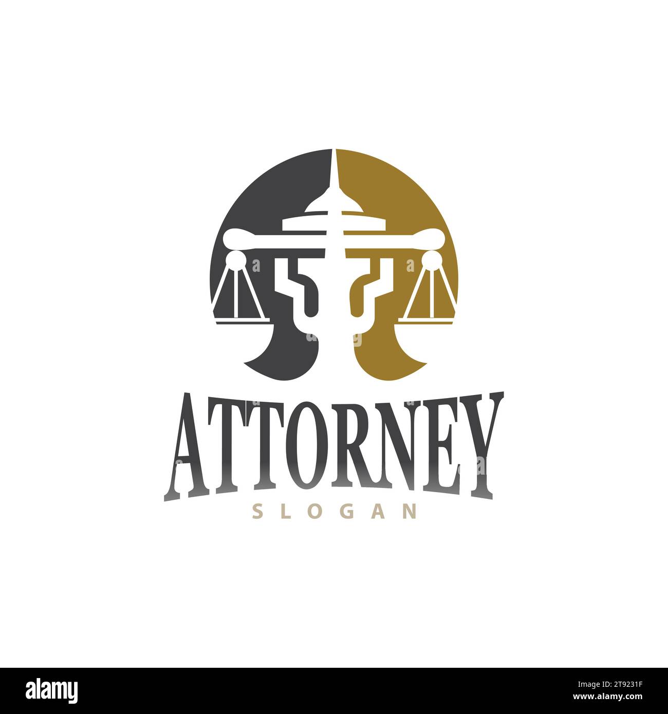 Justice Logo, Retro Vintage Theme Design, Law Vector, Law Firm, Scales