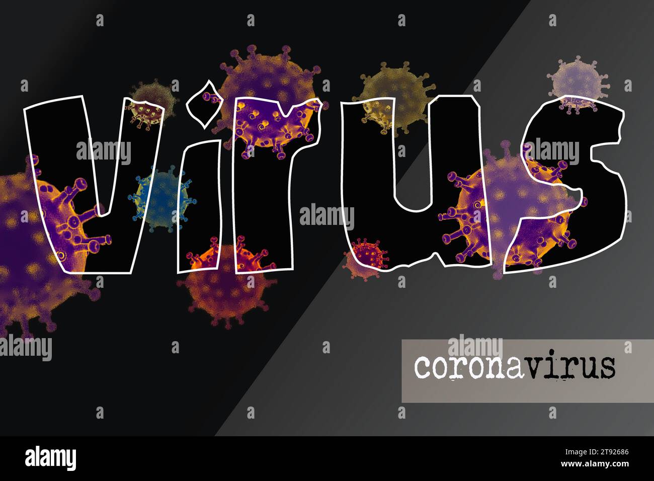 Coronavirus disease (COVID-19) outbreak and coronaviruses influenza background Stock Photo
