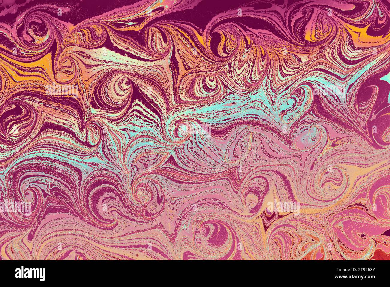 Abstract creative marbling pattern templat for fabric, design background texture Stock Photo