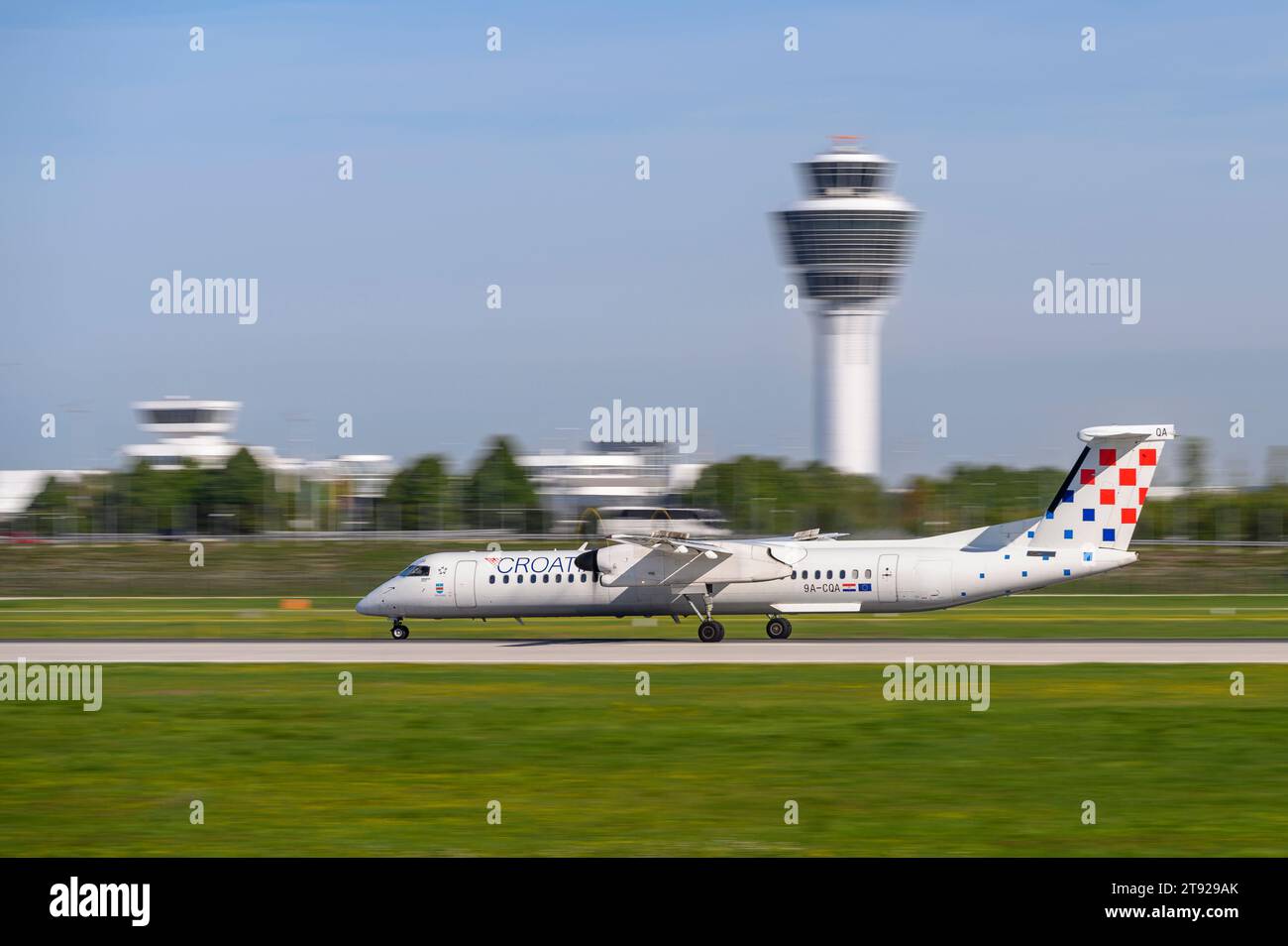 Bombardier dhc 8 402q dash 8 hi-res stock photography and images 