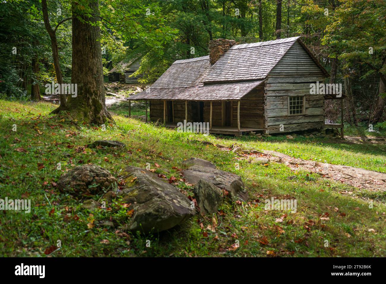 Walker Sisters Cabin at Great Smoky Mountains National Park in North ...