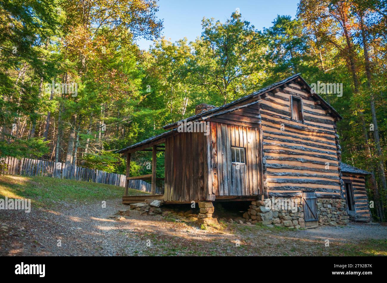 Great Smoky Mountains National Park in North Carolina Stock Photo