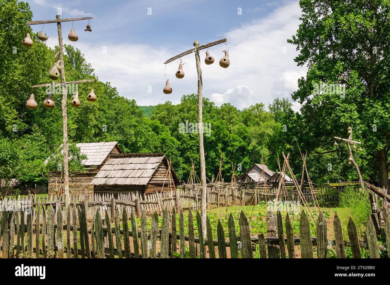 Cabin in Cades Cove at the Great Smoky Mountains National Park in North