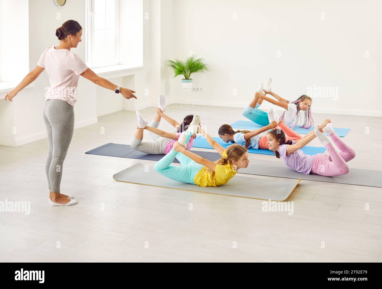 Child lying floor exercise hi-res stock photography and images - Page 4 -  Alamy
