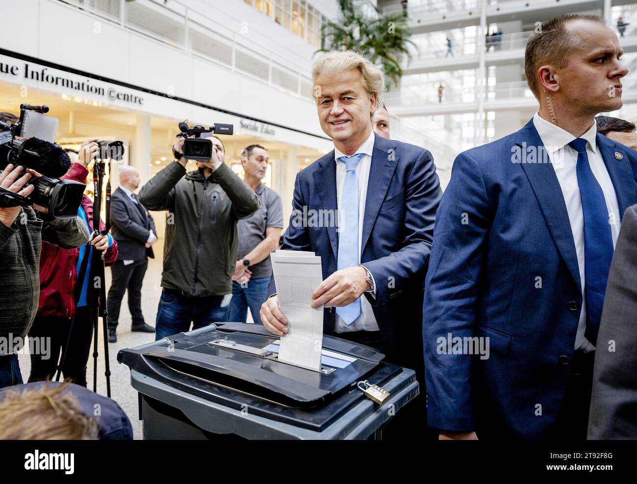 Netherlands. 22nd Nov, 2023. THE HAGUE - Party leader of the Party for ...