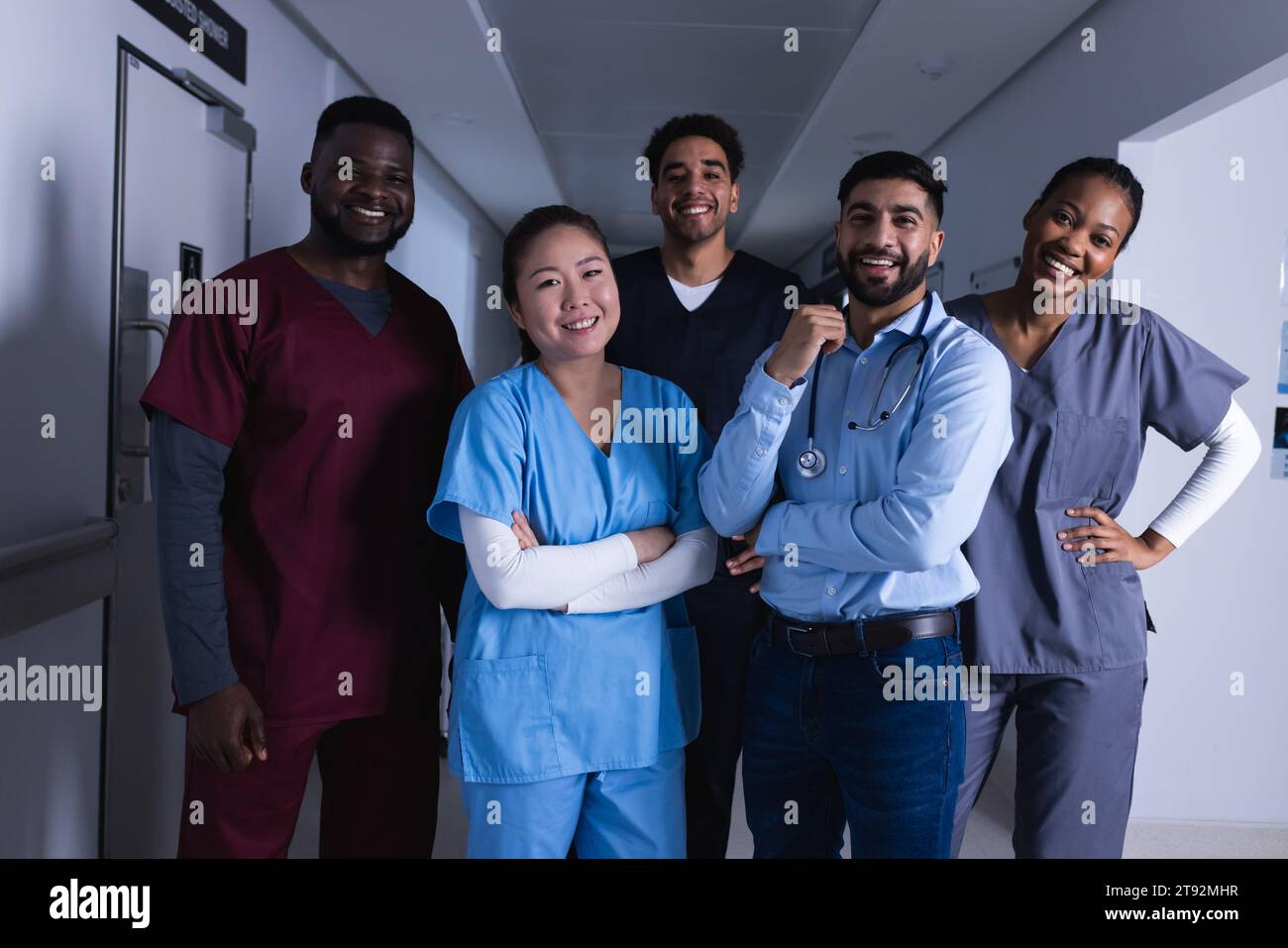Diverse young doctors hospital hi-res stock photography and images - Alamy