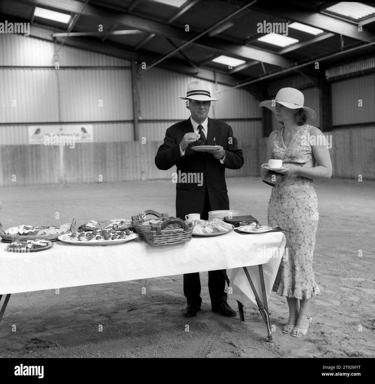 British people tea cakes Black and White Stock Photos & Images Alamy
