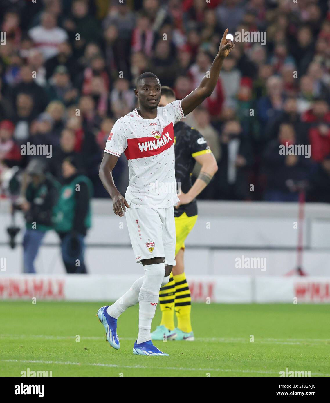 Carte Signée Serhou Guirassy Dortmund /5 - Topps International Stars Bundesliga 2024-25 - Rare