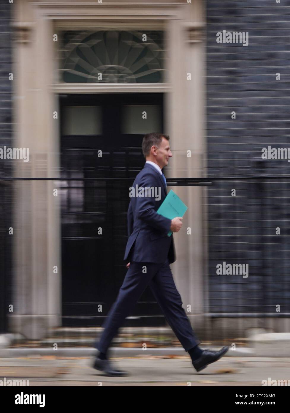 Chancellor of the Exchequer Jeremy Hunt leaves 11 Downing Street ...