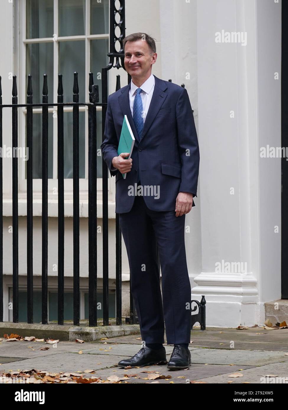 Chancellor of the Exchequer Jeremy Hunt leaves 11 Downing Street ...