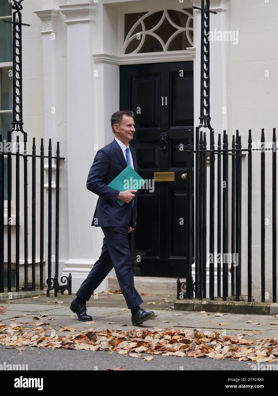 Chancellor of the Exchequer Jeremy Hunt leaves 11 Downing Street ...