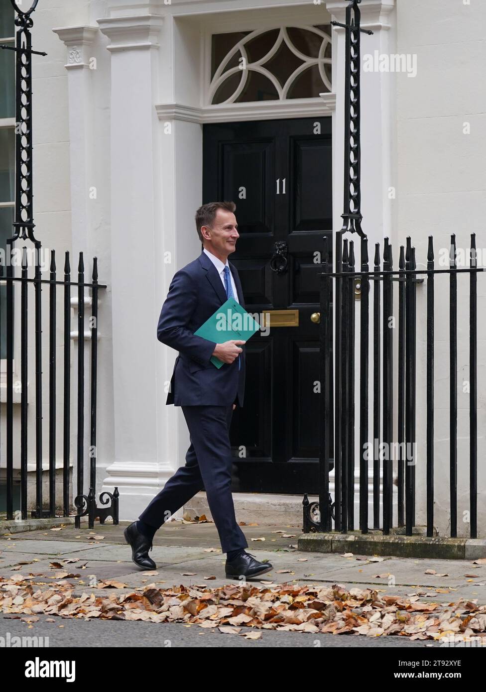 Chancellor of the Exchequer Jeremy Hunt leaves 11 Downing Street ...