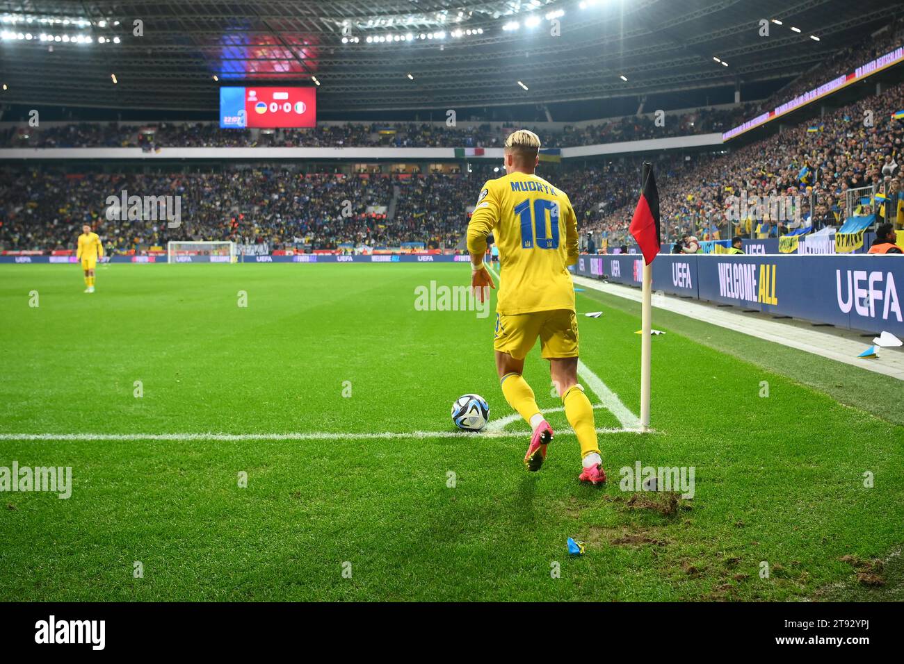 LEVERKUSEN, GERMANY 20 November, 2023 Mykhailo Mudryk, The UEFA EURO