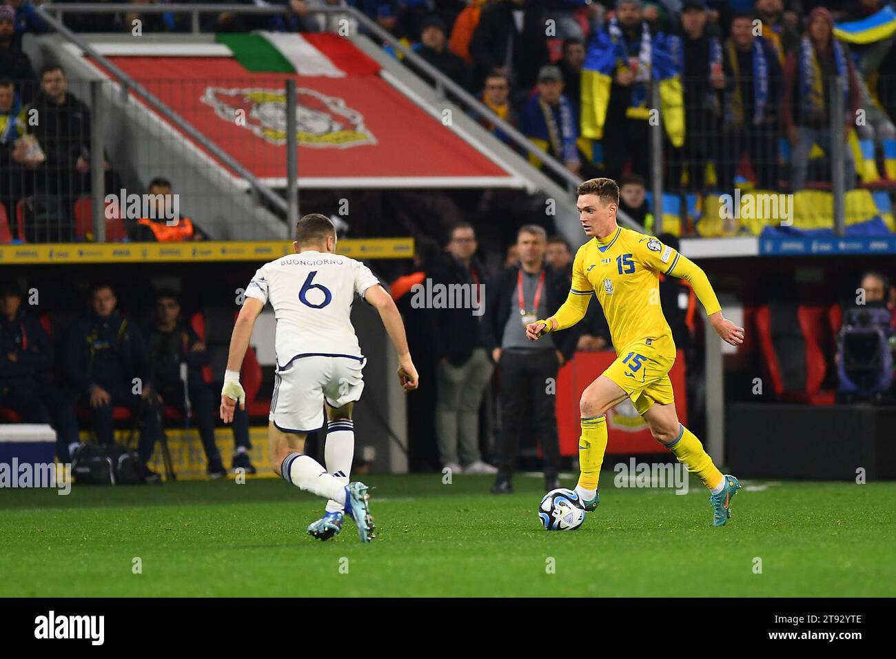 LEVERKUSEN, GERMANY 20 November, 2023 Viktor Tsyhankov, The UEFA