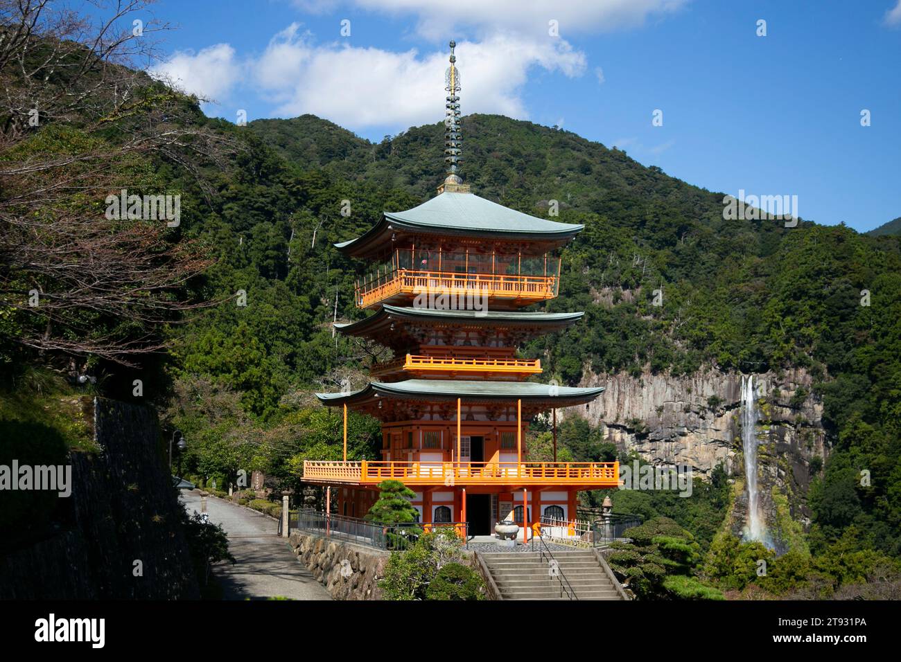 Shrine Complex Kumano Grand Shrine is a Shinto shrine and a Buddhist temple next to ...