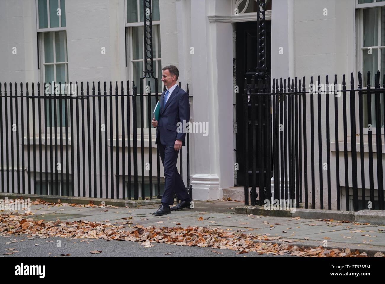 London, UK. 22 November 2023. Chancellor of the Exchequer Jeremy Hunt ...