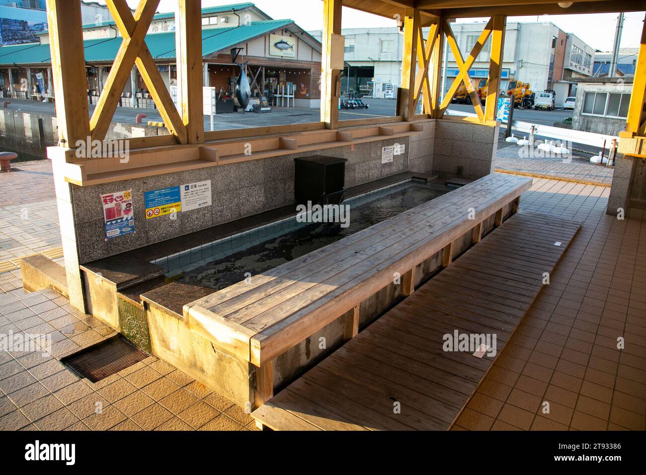 Nachikatsuura, Japan; 1st October 2023 Traditional Japanese foot bath