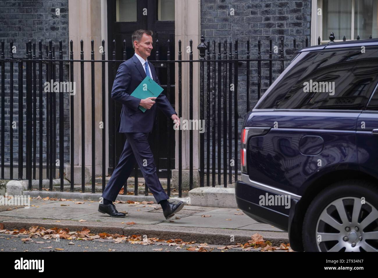 London, UK. 22 November 2023. Chancellor of the Exchequer Jeremy Hunt ...