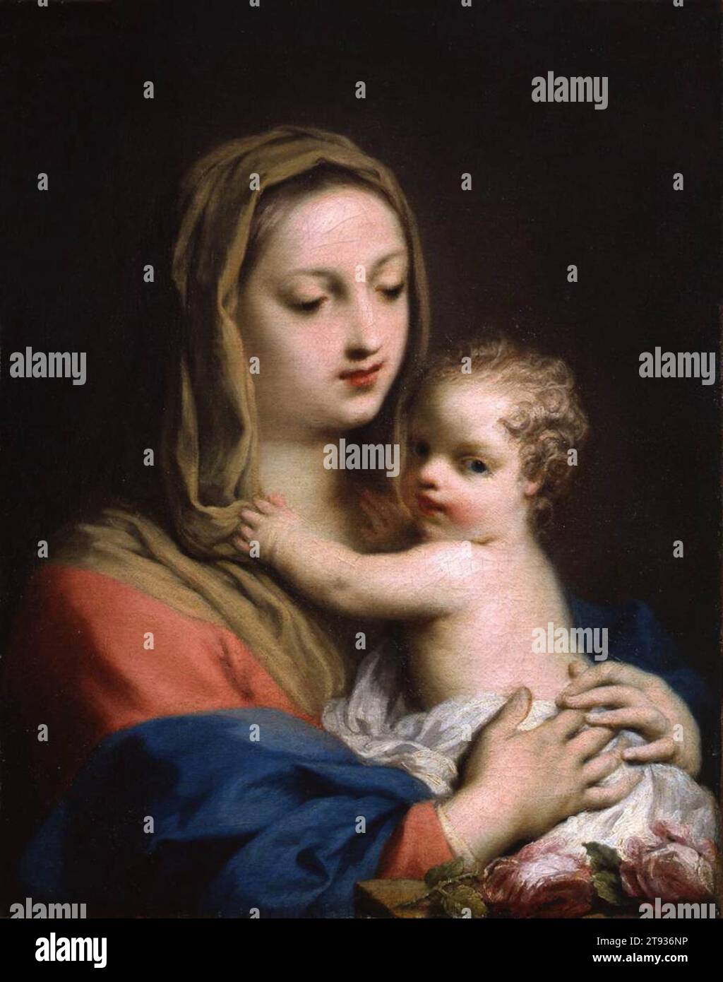 Virgin and Child - by Jacopo Amigoni Stock Photo - Alamy