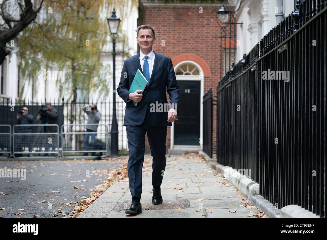 Chancellor of the Exchequer Jeremy Hunt leaves 11 Downing Street ...