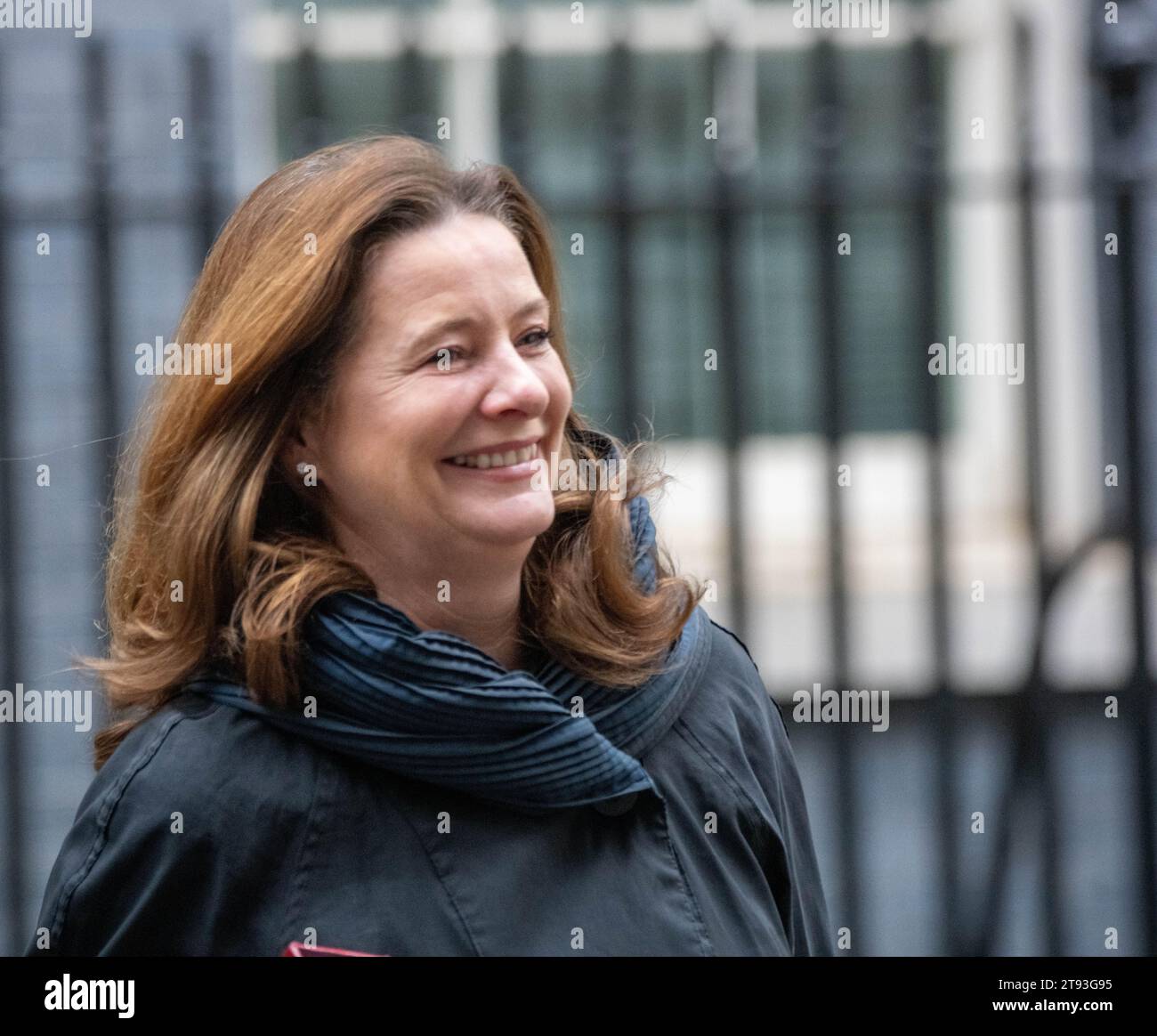 London, UK. 22nd Nov, 2023. Gillian Keegan, Education Secretary, at a cabinet meeting at 10 Downing Street London. Credit: Ian Davidson/Alamy Live News Stock Photo