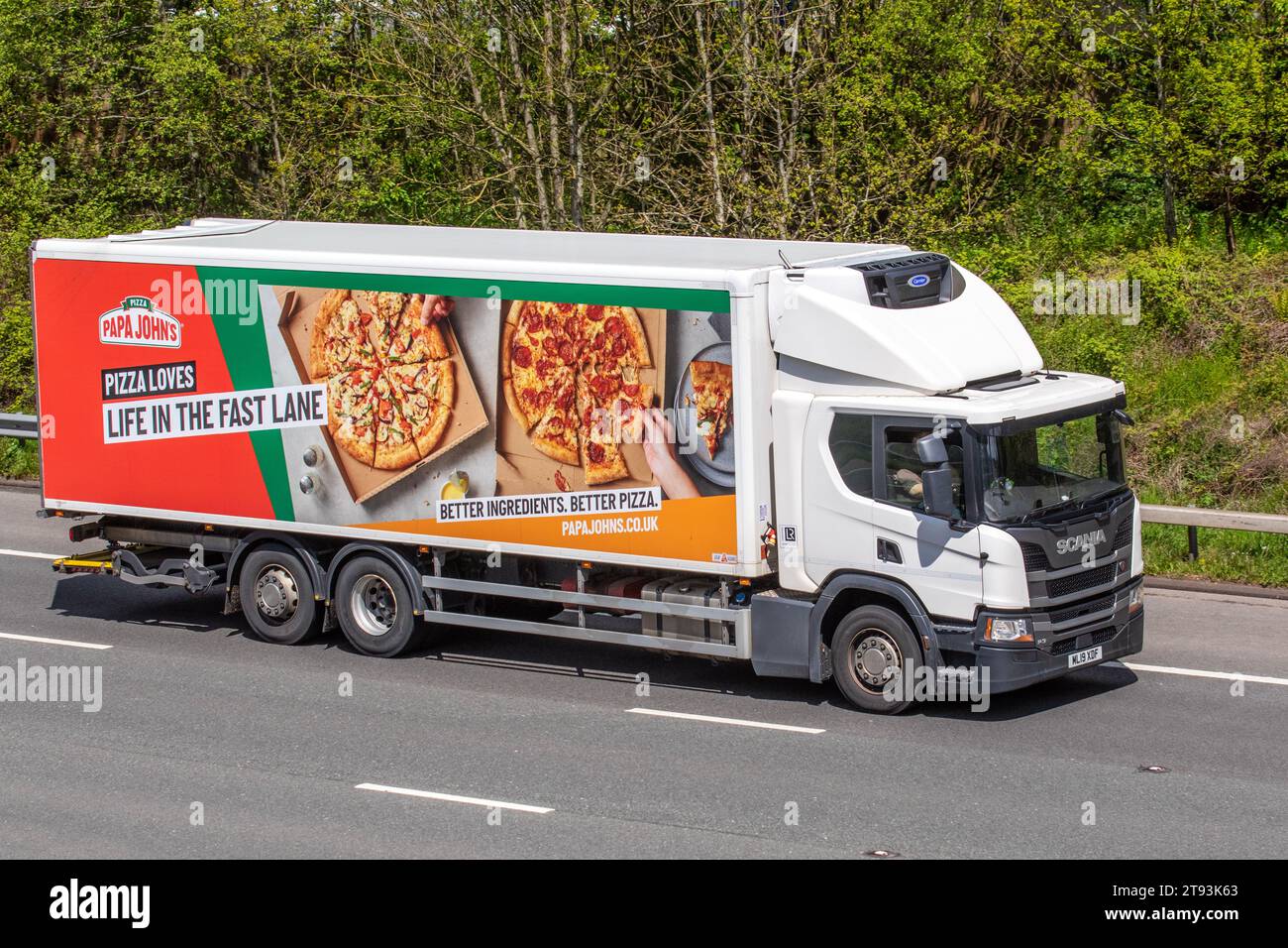 Papa John's carrier chilled transportation; Bulk Foods Haulage delivery