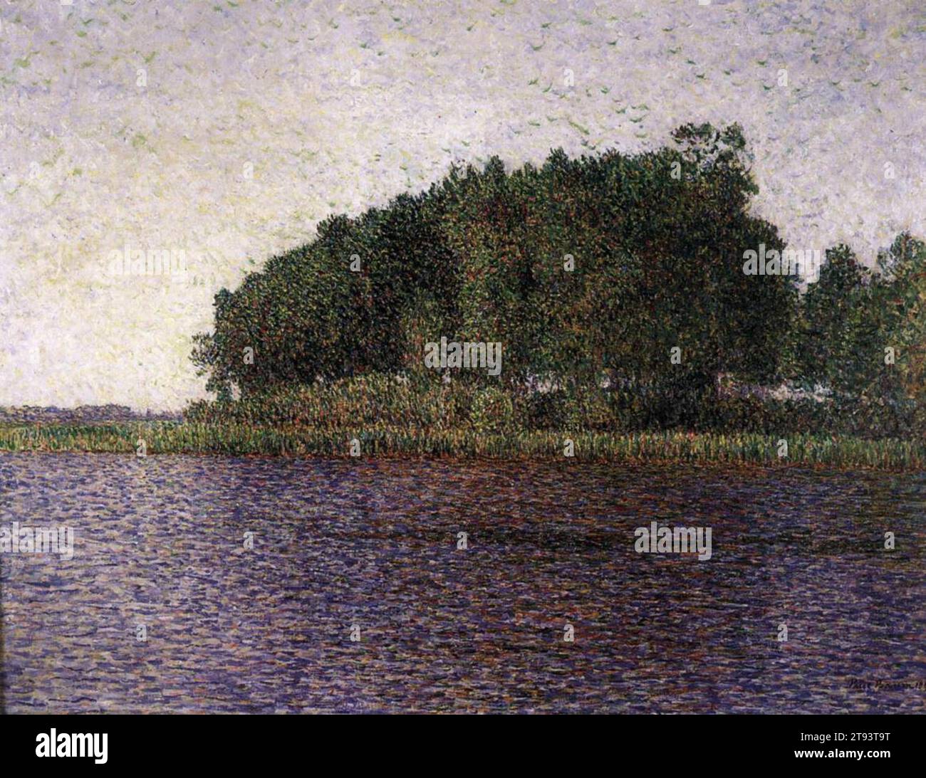 Landscape 1896 by Paul Baum Stock Photo