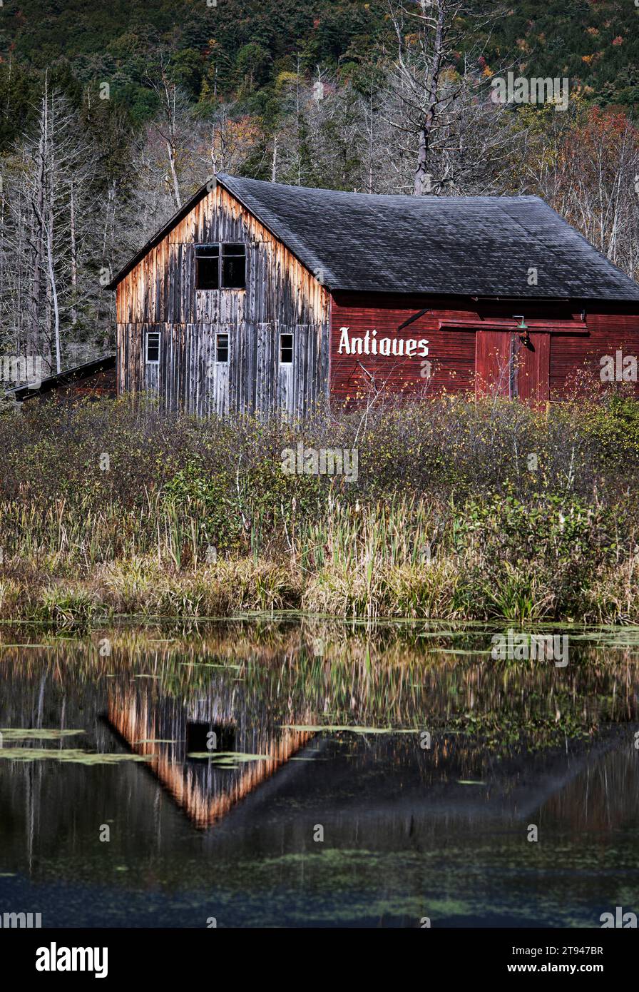 Rustic barn antique store. Stock Photo