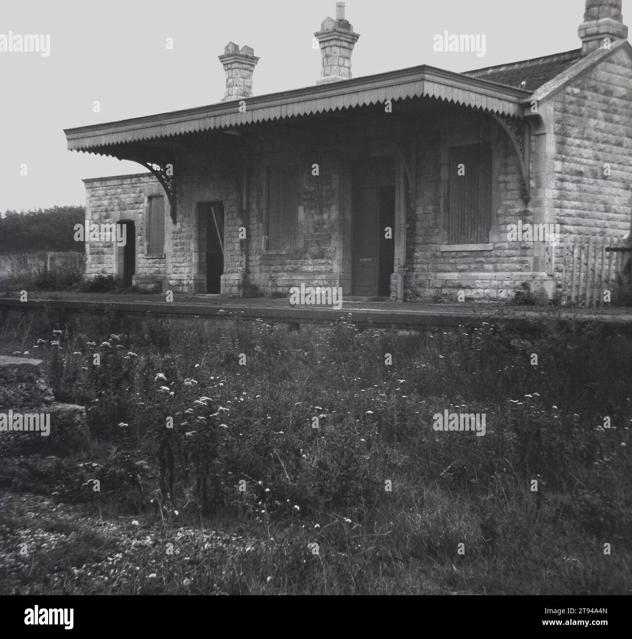 Country Station Building - Stone