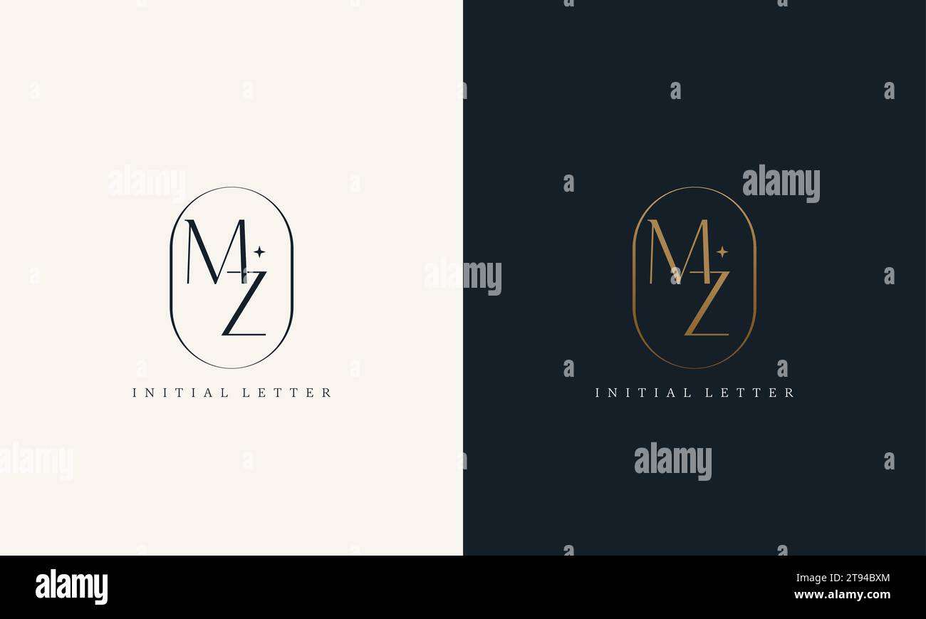 Premium Vector  Design a logo for a new brand mz