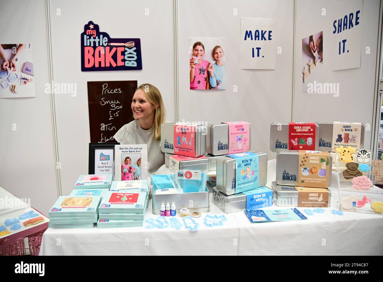 London, UK, 22th November 2023. The opening day of the Ideal Home Show