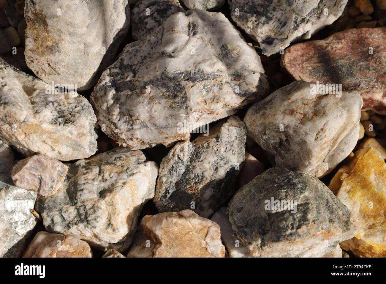 stones with beautiful colors and textures as background use Stock Photo ...