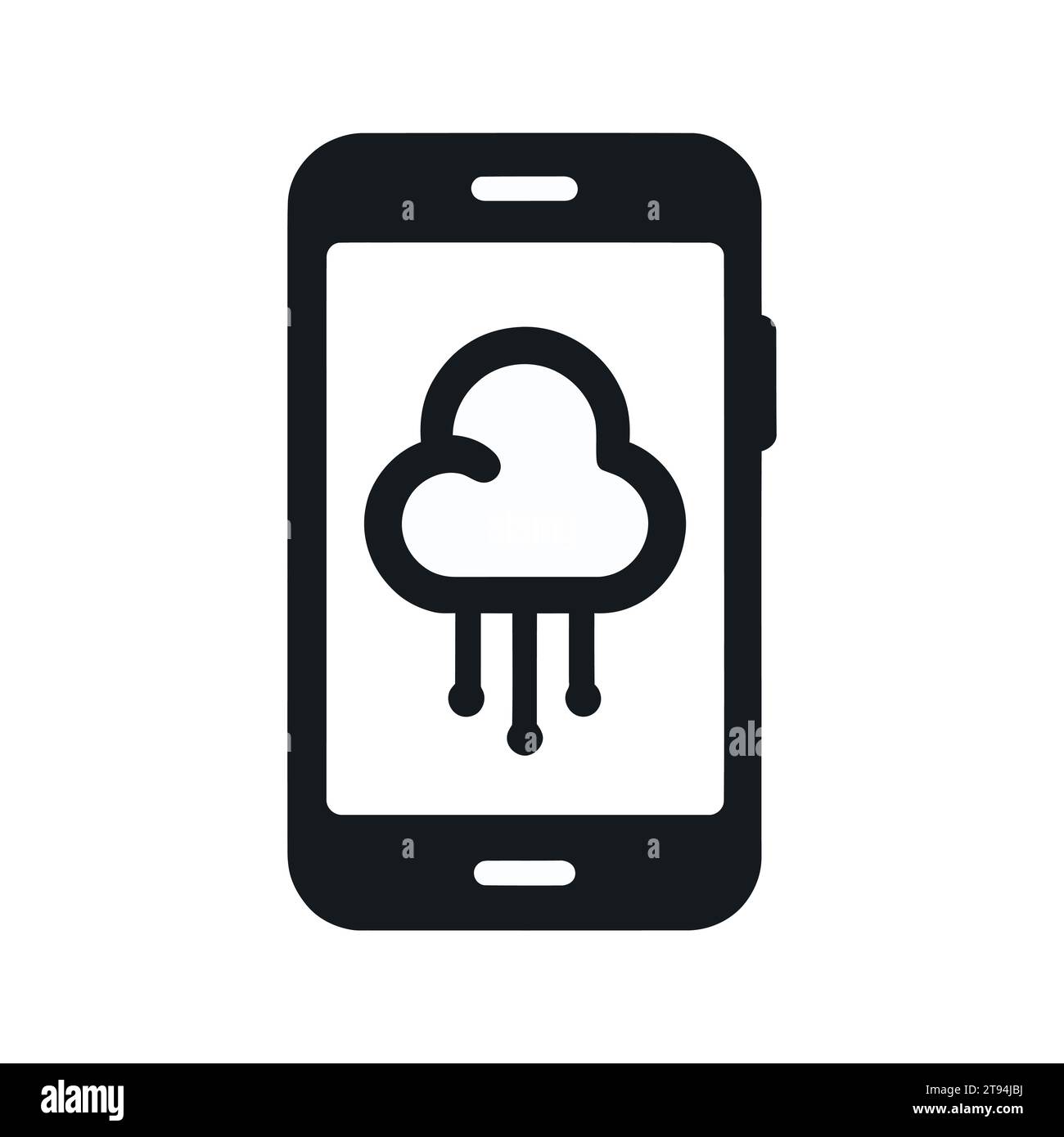 Vector illustration depicting cloud hi-res stock photography and images ...