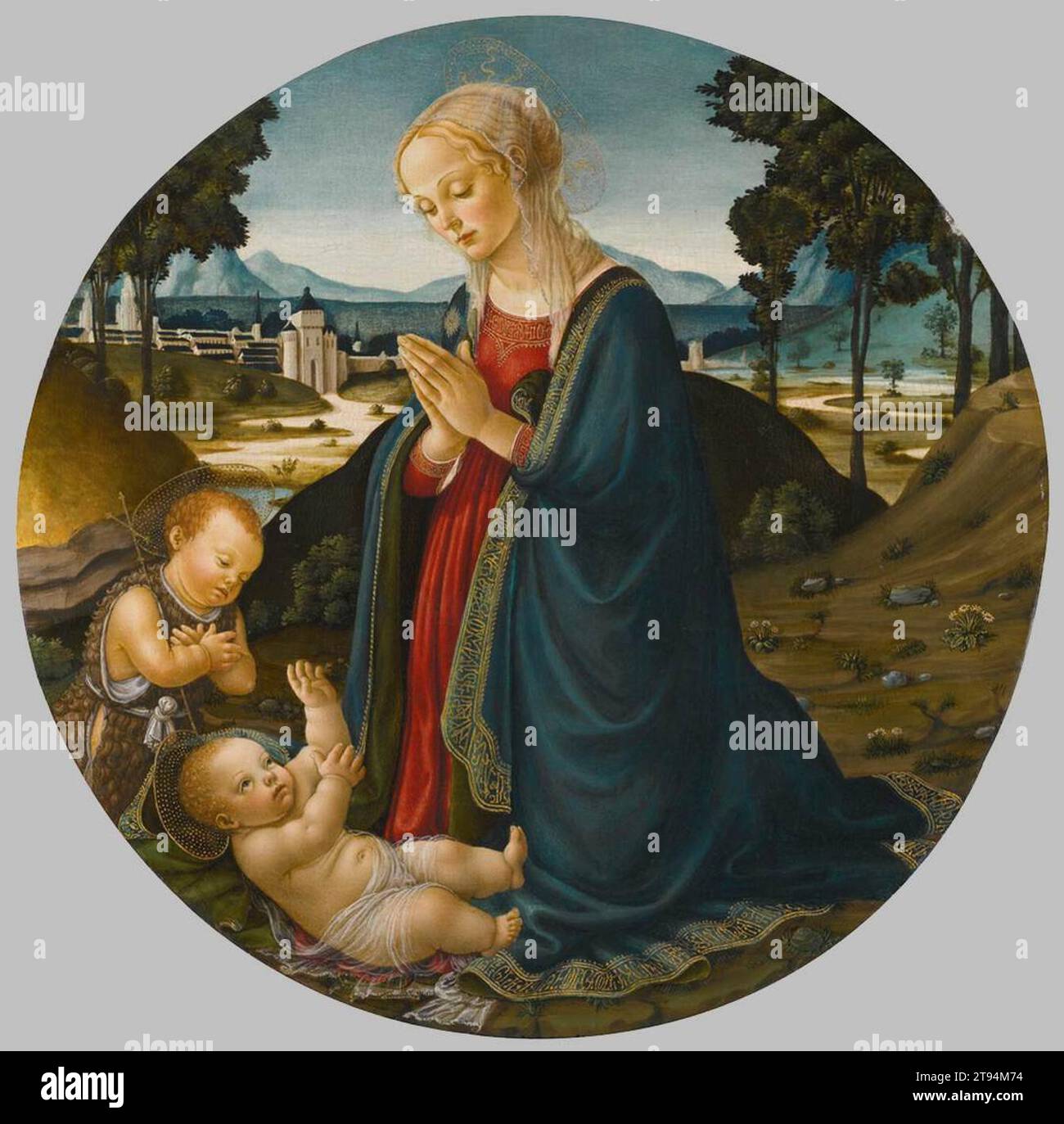 Madonna and Child with the Infant St John the Baptist in a Landscape ...