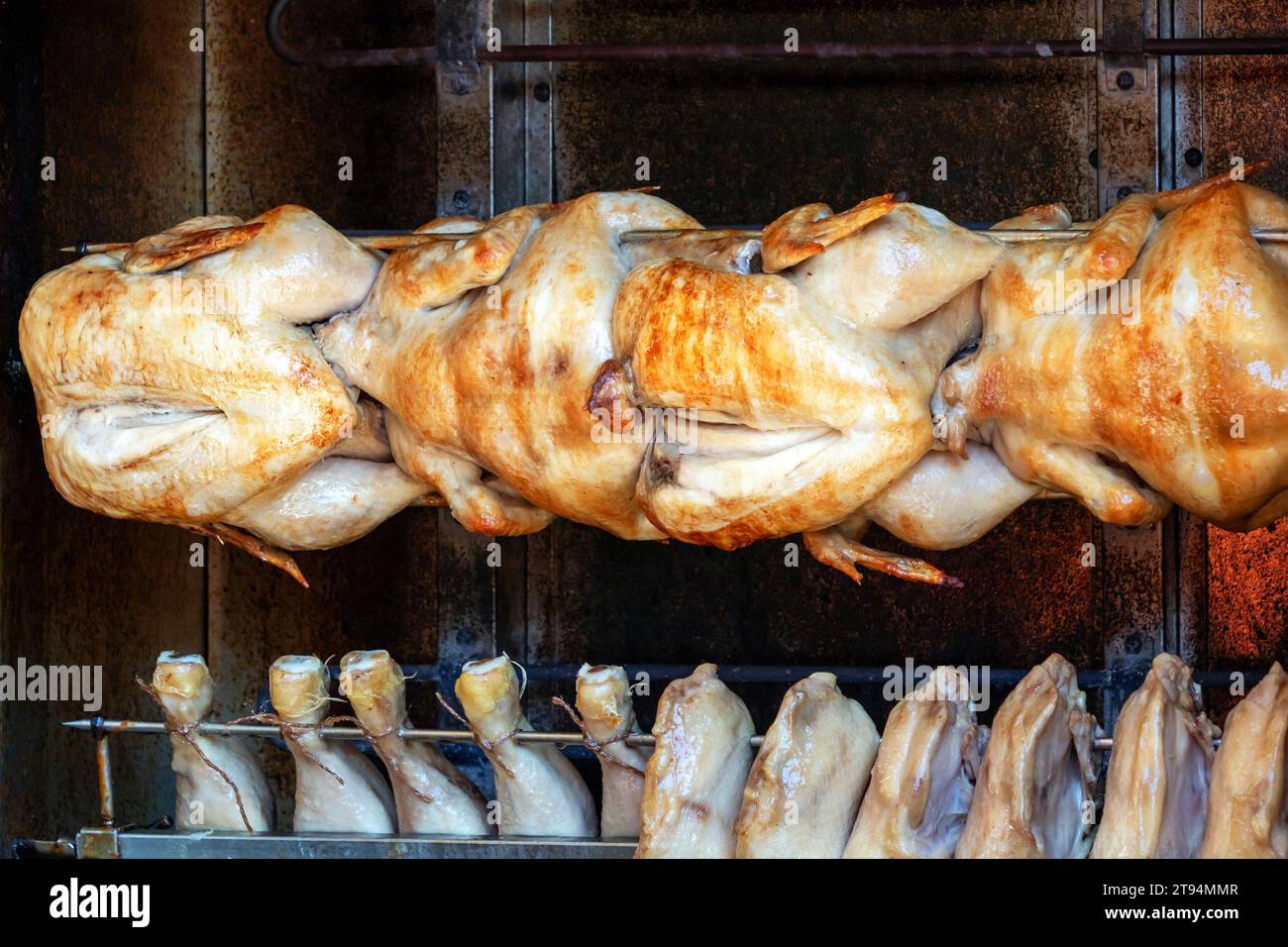 Chicken rotisserie roasting roast hi-res stock photography and images -  Alamy